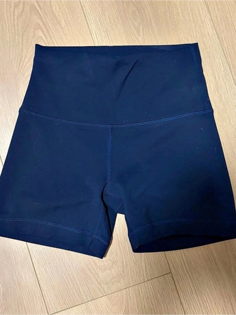 Lululemon blue Bike Shorts